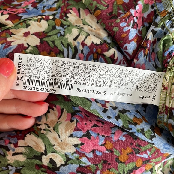 ZARA floral dress rare as seen on celebrities - Picture 11 of 12